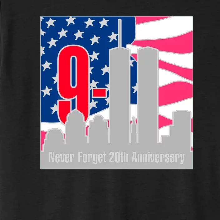 9/11 Never Forget 20th Anniversary ChromaSoft Performance T-Shirt