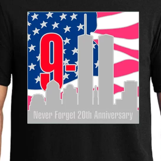 9/11 Never Forget 20th Anniversary Pajama Set