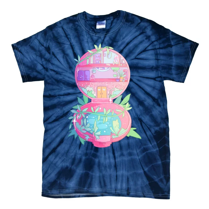 90s Nostalgia Series Pocket Garden Tie-Dye T-Shirt