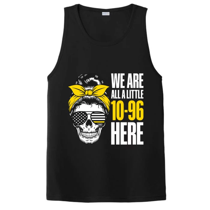 911 Operator Funny 911 Emergency Dispatcher Performance Tank