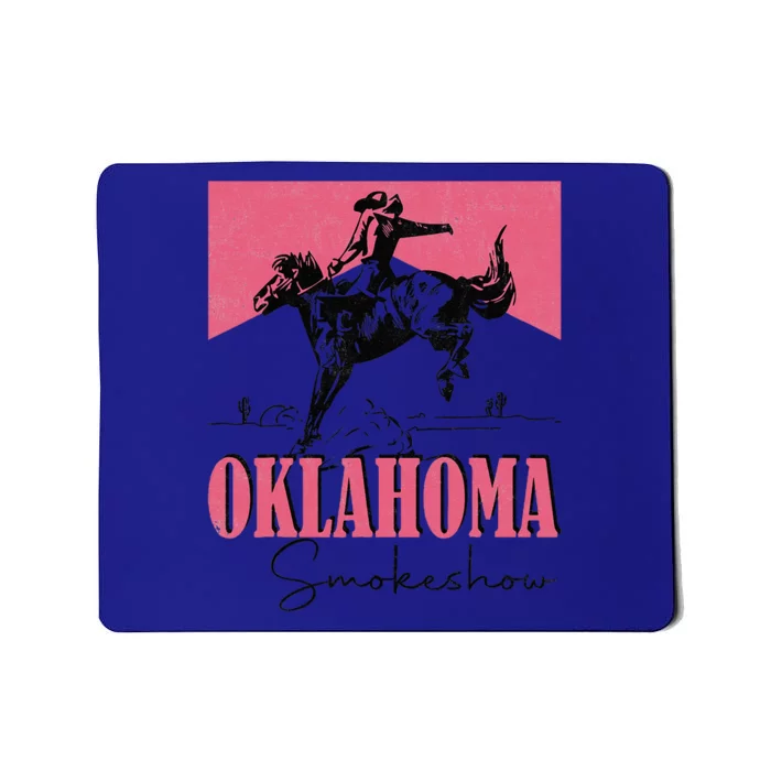 90s Oklahoma Fan Vintage Oklahoma Western Rodeo Style Mousepad