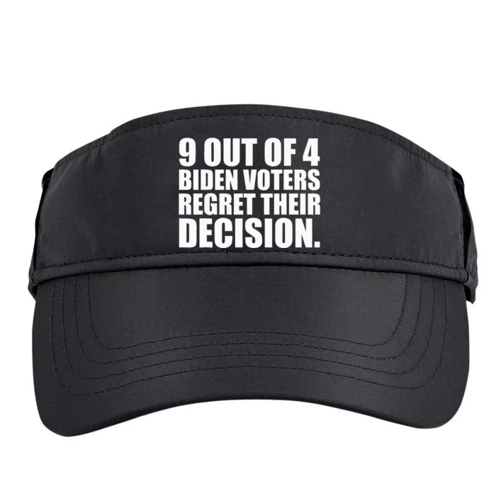 9 Out Of 4 Biden Voters Regret Their Decision Adult Drive Performance Visor