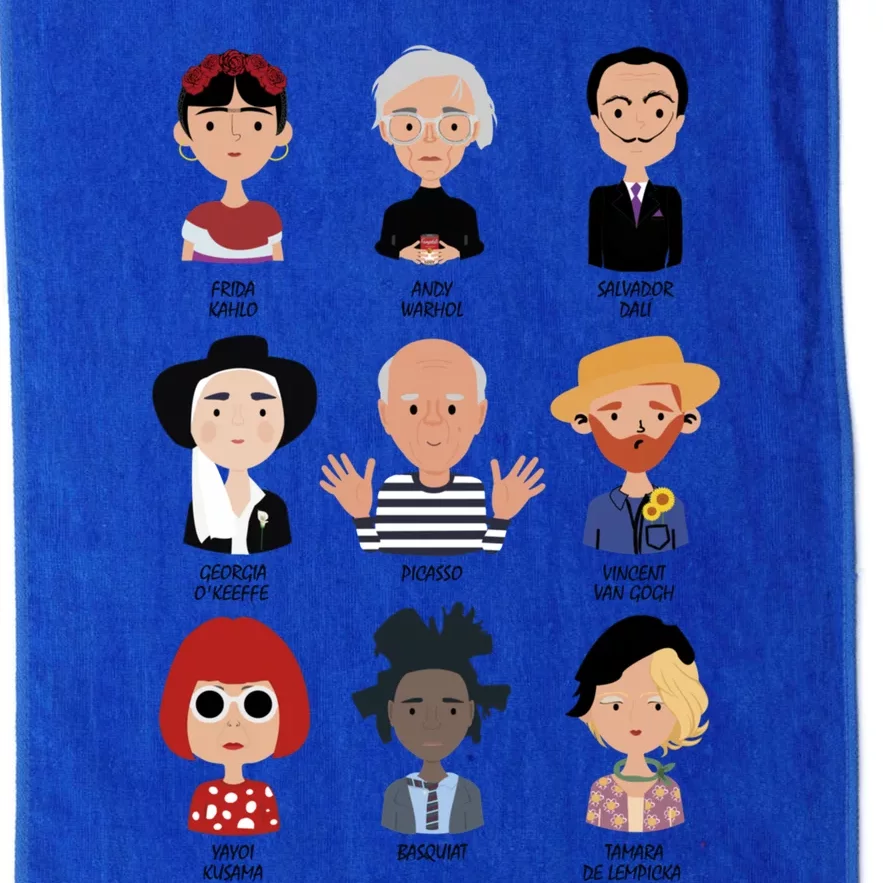 9 Of The Greatest Painters Of All Time Platinum Collection Golf Towel