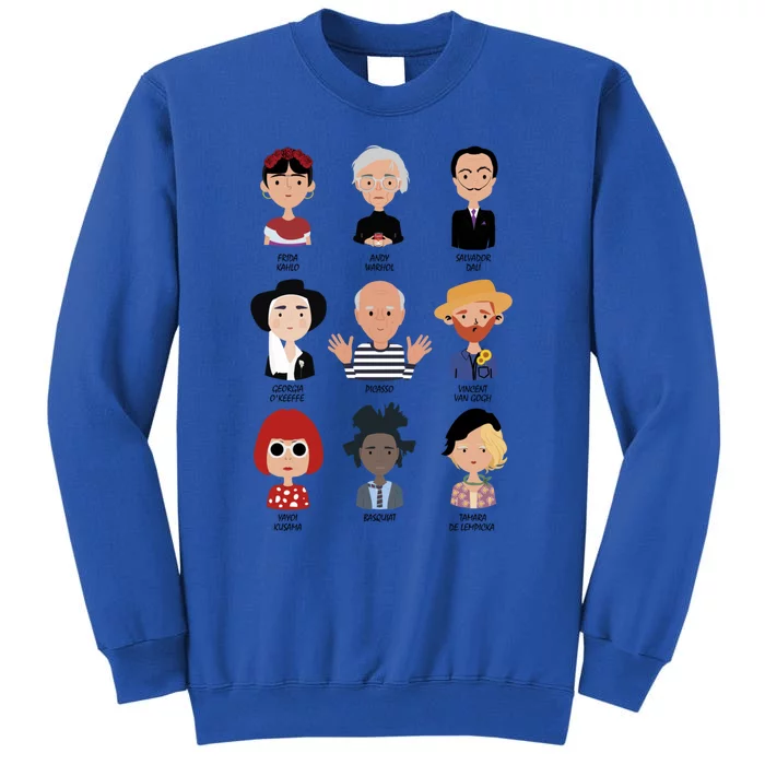 9 Of The Greatest Painters Of All Time Tall Sweatshirt