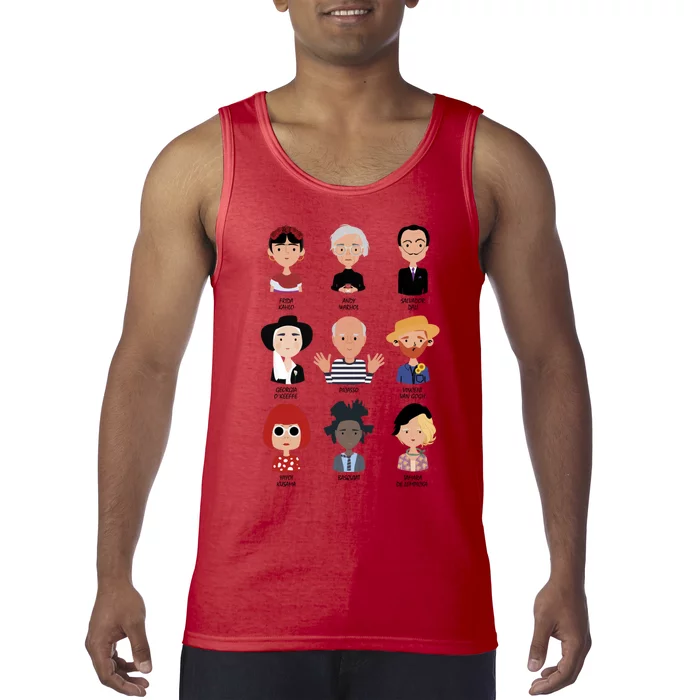 9 Of The Greatest Painters Of All Time Tank Top