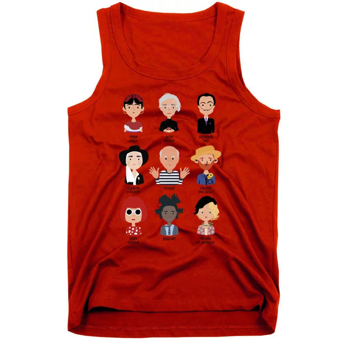 9 Of The Greatest Painters Of All Time Tank Top