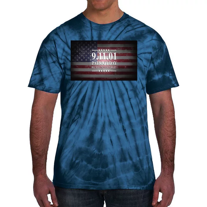 9.11.01 Patriot Day 20th Anniversary Tie-Dye T-Shirt