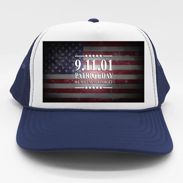 9.11.01 Patriot Day 20th Anniversary Trucker Hat