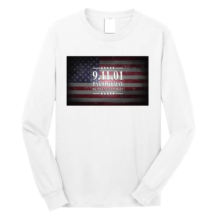 9.11.01 Patriot Day 20th Anniversary Long Sleeve Shirt