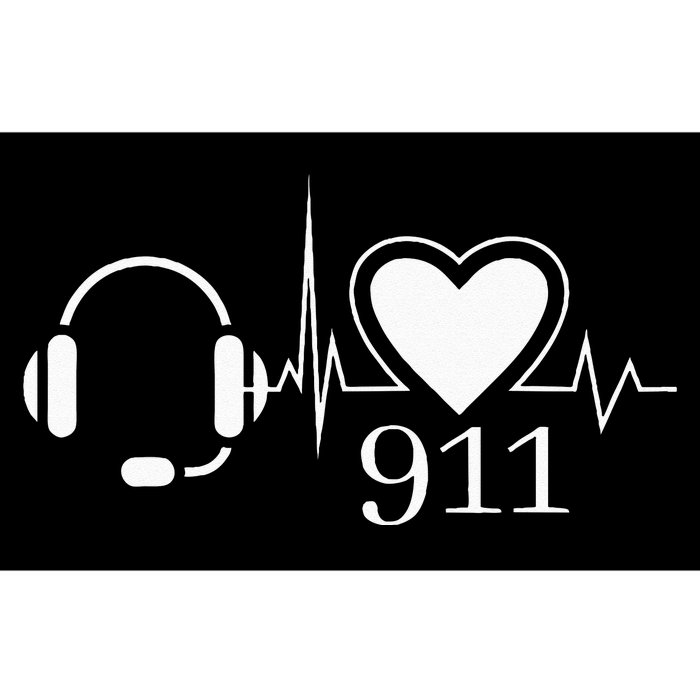 911 Police Dispatcher Thin Gold Line Heartbeat Law Enforcemt Bumper Sticker