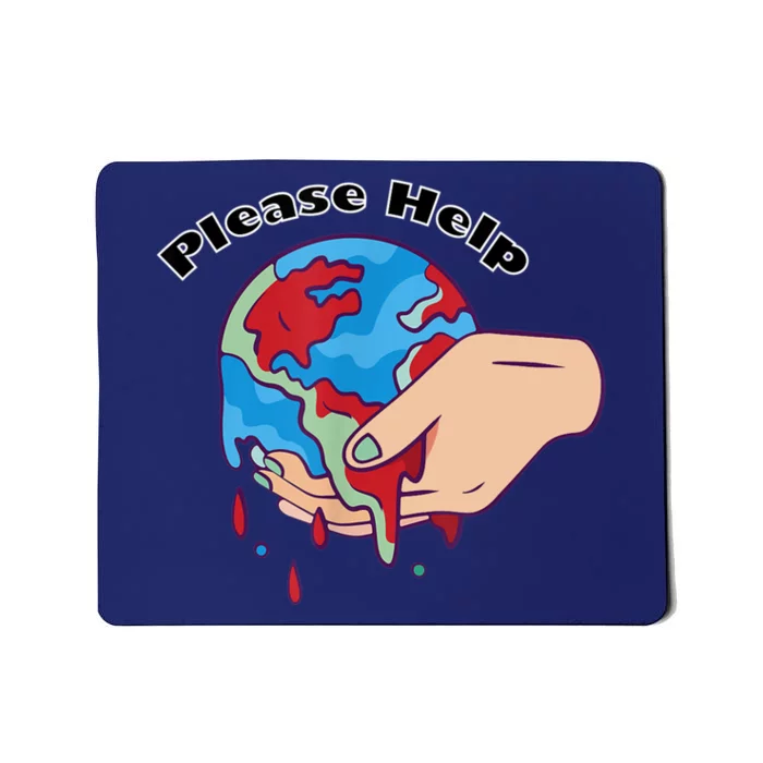 9krys Please Help Earth Planet Be Save Mousepad