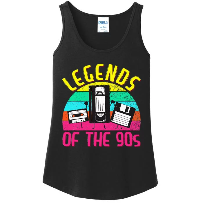 90s Party Outfit For Women &  90S Costume Legends 90s Ladies Essential Tank