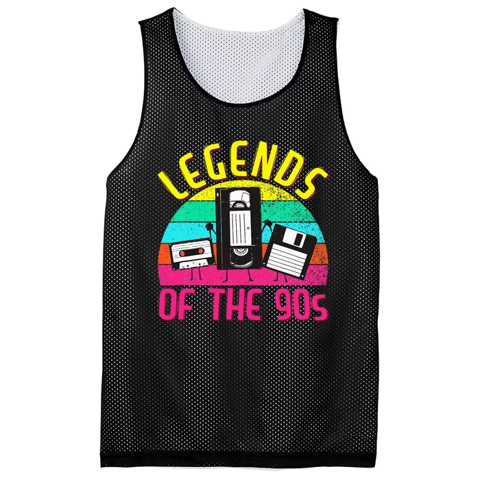 90s Party Outfit For Women &  90S Costume Legends 90s Mesh Reversible Basketball Jersey Tank