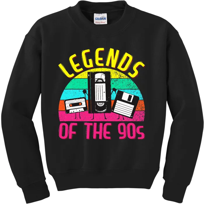 90s Party Outfit For Women &  90S Costume Legends 90s Kids Sweatshirt