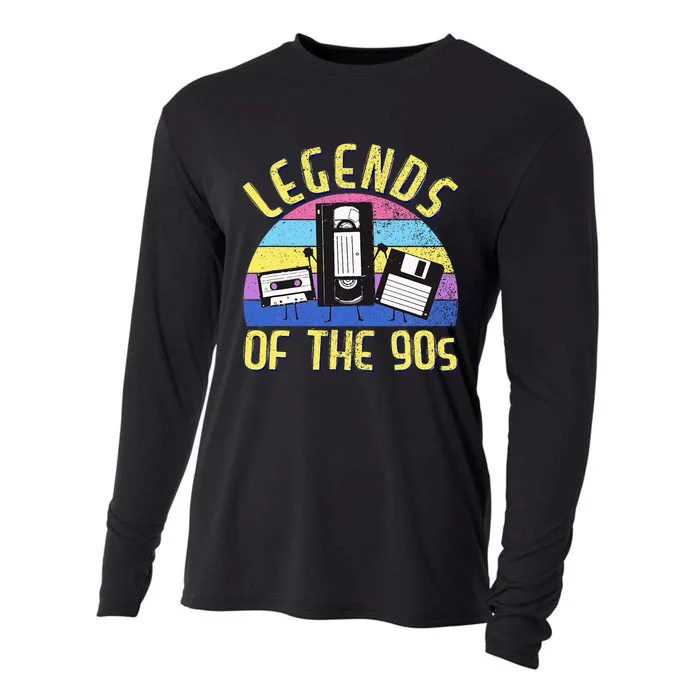 90s Party Outfit For & Wo 90S Costume Legends 90s Cooling Performance Long Sleeve Crew