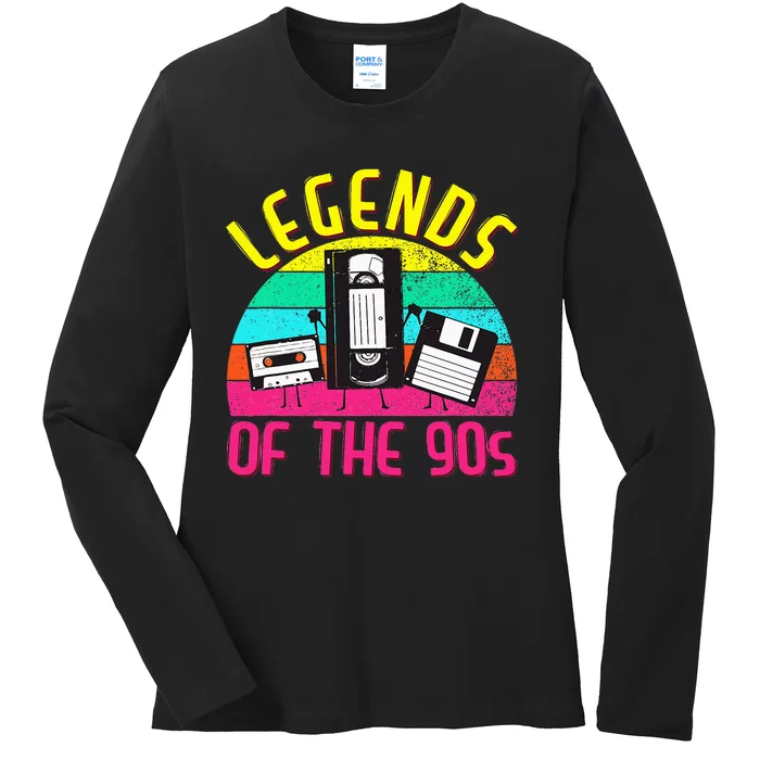 90s Party Outfit 90s Costume Legends 90s Ladies Long Sleeve Shirt