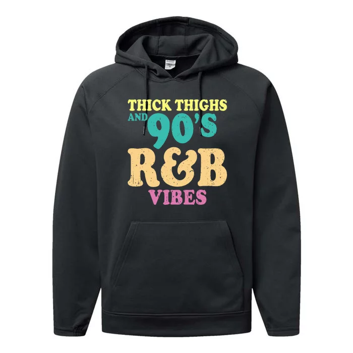 90s R&B Artist Funny R And B Performance Fleece Hoodie