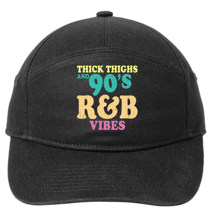 90s R&B Artist Funny R And B 7-Panel Snapback Hat