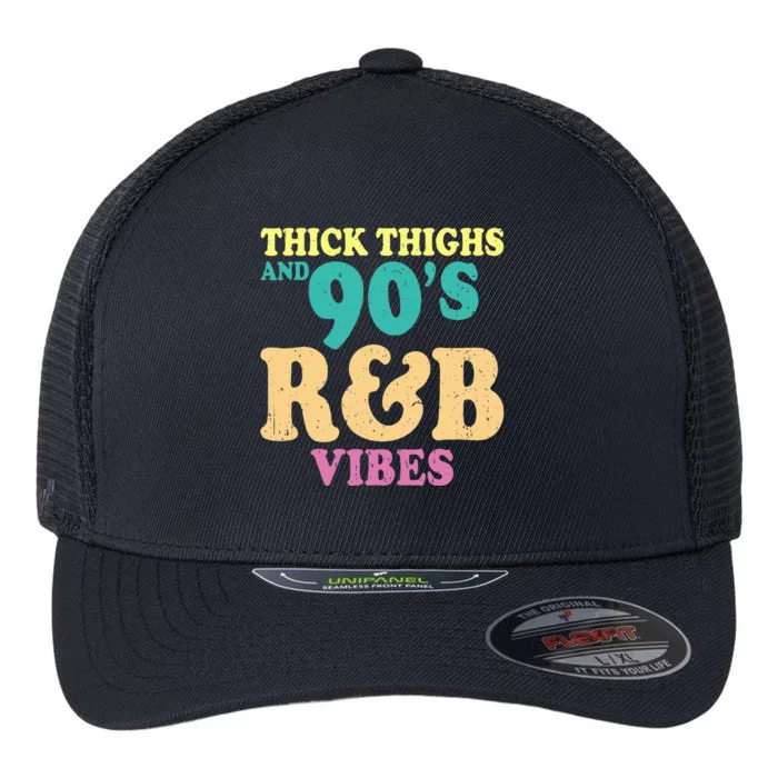 90s R&B Artist Funny R And B Flexfit Unipanel Trucker Cap