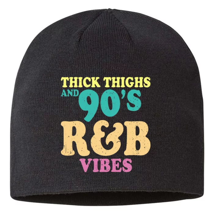 90s R&B Artist Funny R And B 8 1/2in Sustainable Knit Beanie