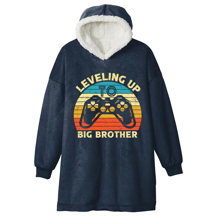 90's Retro Big Brother Gamer Quote Funny Slogans Video Game Lover Hooded Wearable Blanket