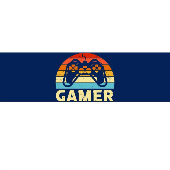 90's Retro Gamer Geeky Gamer Game Controller Video Game Lover Bumper Sticker