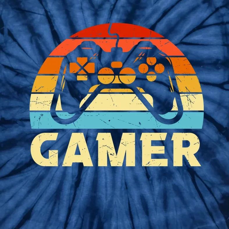 90's Retro Gamer Geeky Gamer Game Controller Video Game Lover Tie-Dye T-Shirt