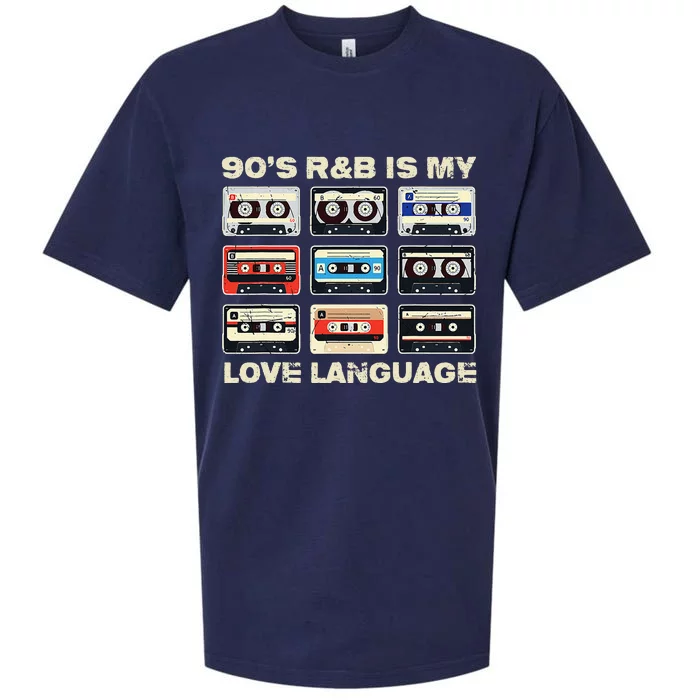 90s R&B Is My Love Language Music Sueded Cloud Jersey T-Shirt