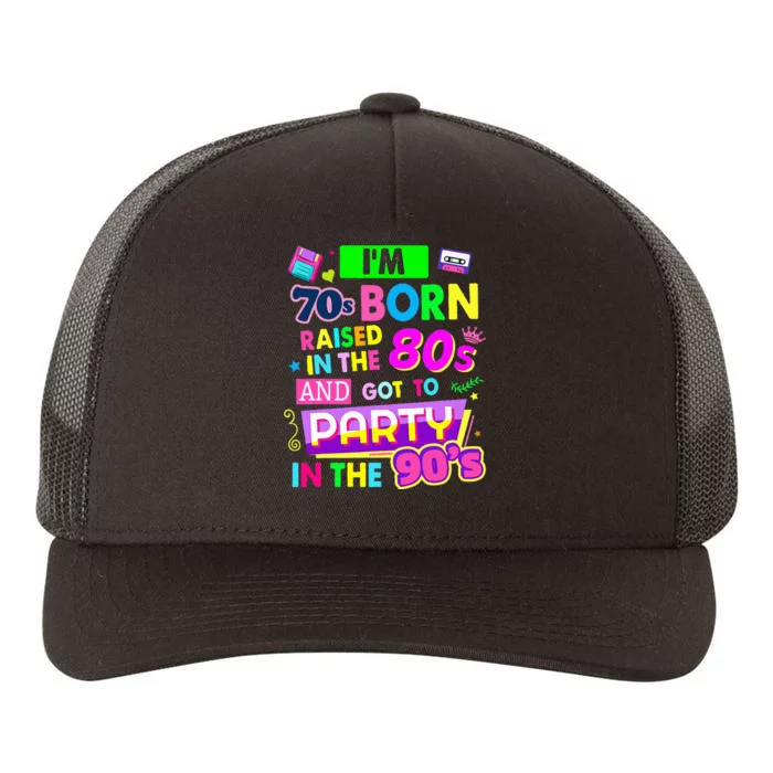 90s Rave Ideas For Women & Party Outfit 90s Festival Yupoong Adult 5-Panel Trucker Hat