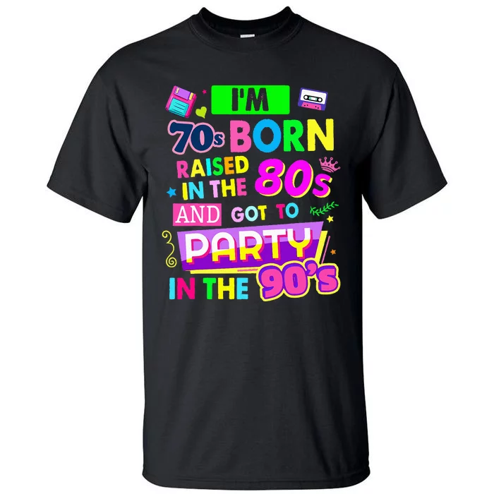 90s Rave Ideas For Women & Party Outfit 90s Festival Tall T-Shirt