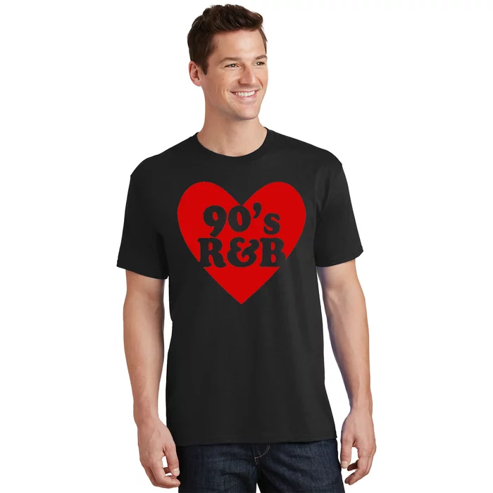 90S R&B Love Heart Rnb Music T-Shirt