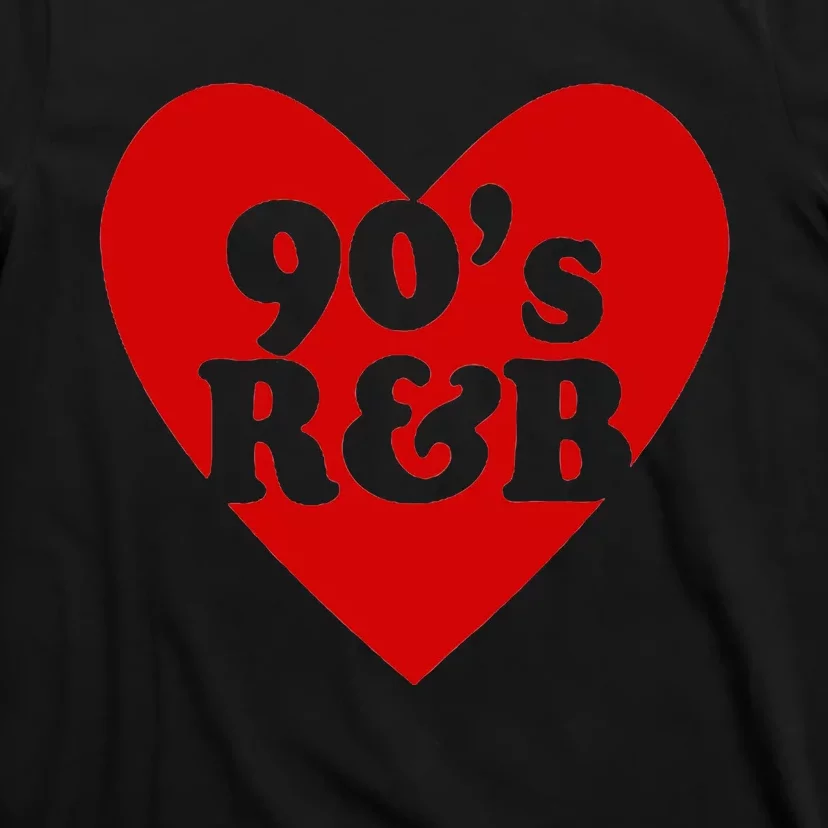 90S R&B Love Heart Rnb Music T-Shirt