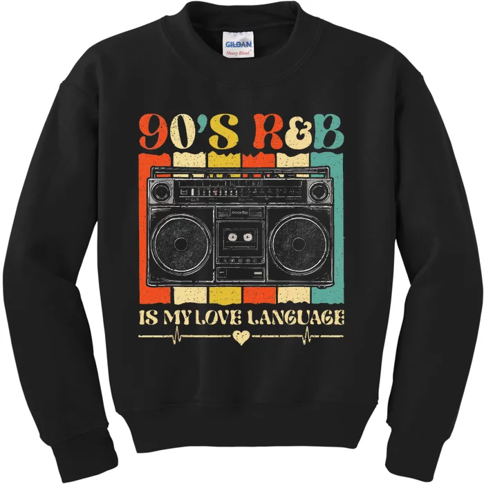 90s R&B Music Kids Sweatshirt