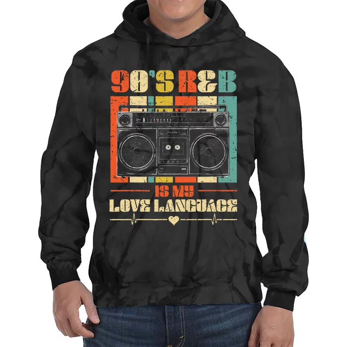 90S R&B Music Rnb Lover Tie Dye Hoodie