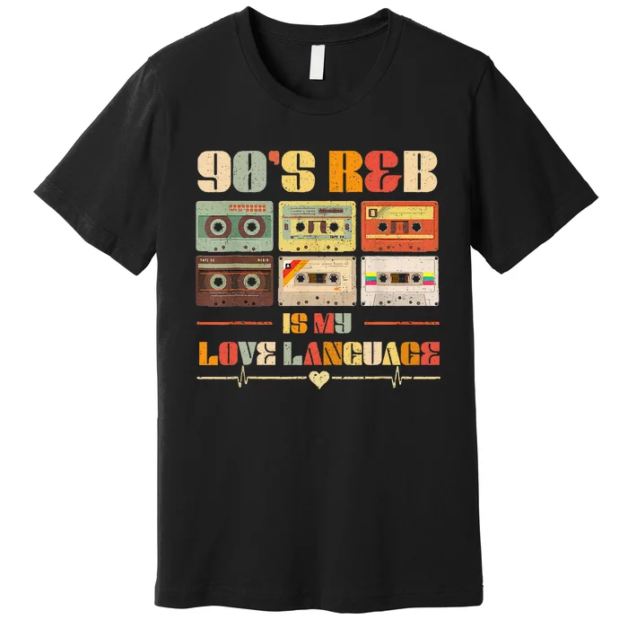 90S R&B Music Rnb Lover Premium T-Shirt