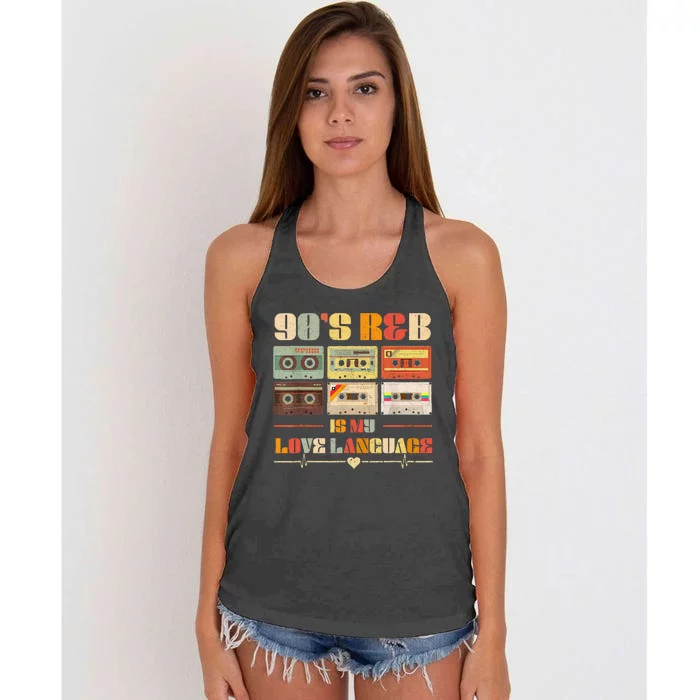 90S R&B Music Rnb Lover Women's Knotted Racerback Tank