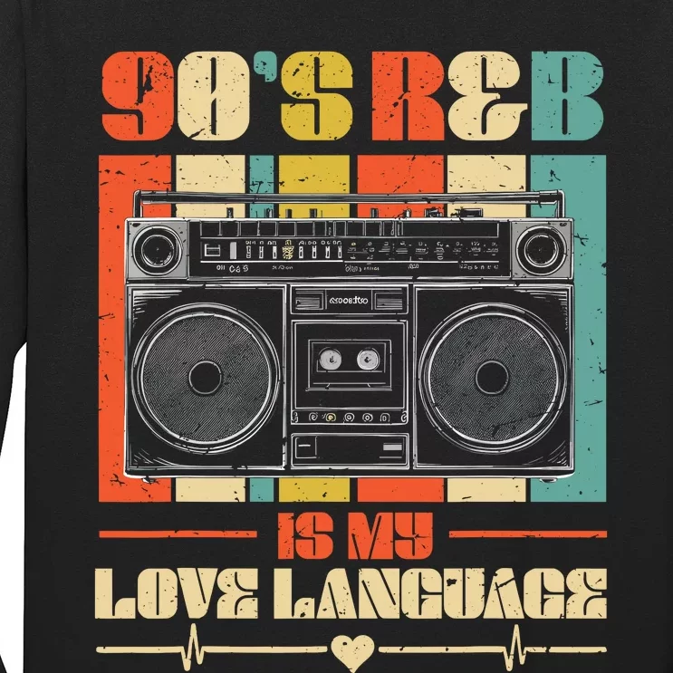 90S R&B Music For Girl Rnb Lover Long Sleeve Shirt