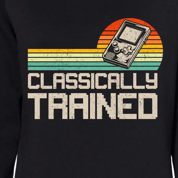 90' Retro Sunset Classically Trained Gaming Design, Game Lover Gift For Men Boys Womens California Wash Sweatshirt