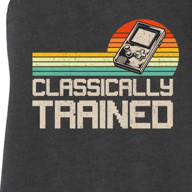 90' Retro Sunset Classically Trained Gaming Design, Game Lover Gift For Men Boys Women's Racerback Tank