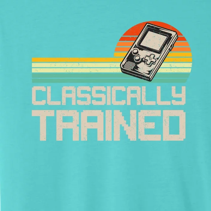 90' Retro Sunset Classically Trained Gaming Design, Game Lover Gift For Men Boys ChromaSoft Performance T-Shirt