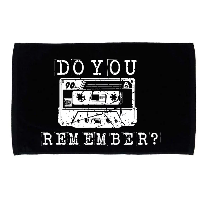 90 Retro Vintage Nostalgia Retro Tape Microfiber Hand Towel