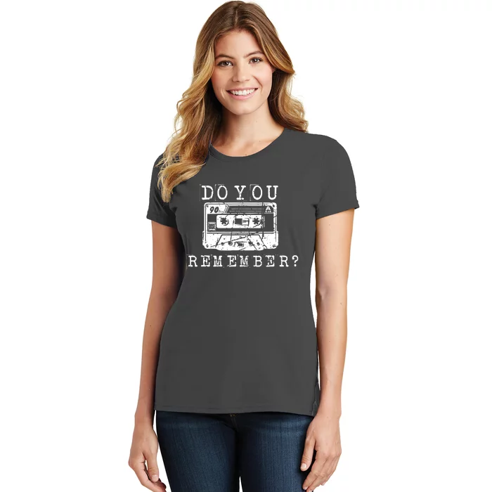 90 Retro Vintage Nostalgia Retro Tape Women's T-Shirt