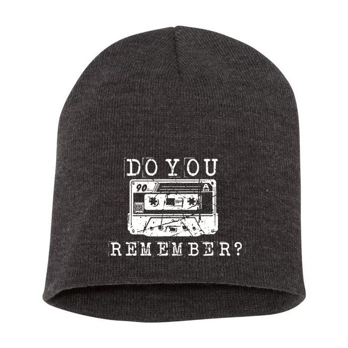 90 Retro Vintage Nostalgia Retro Tape Short Acrylic Beanie