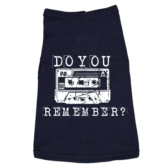 90 Retro Vintage Nostalgia Retro Tape Doggie Tank