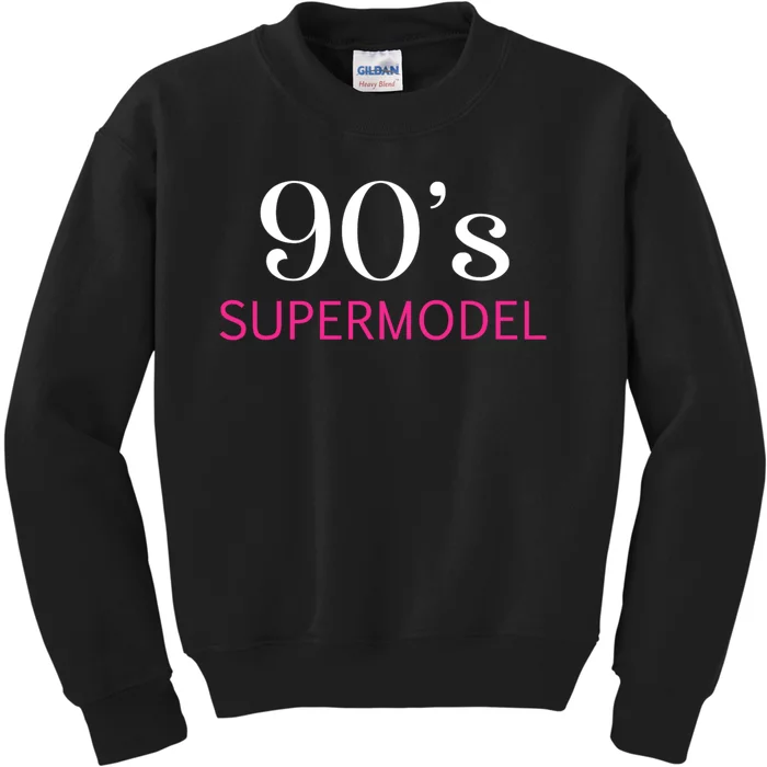 90s Supermodel Kids Sweatshirt