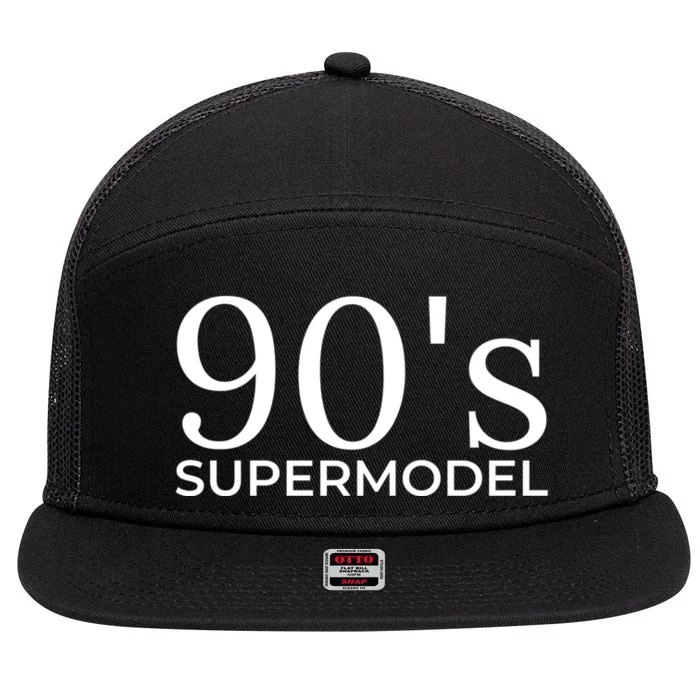 90s Supermodel 7 Panel Mesh Trucker Snapback Hat