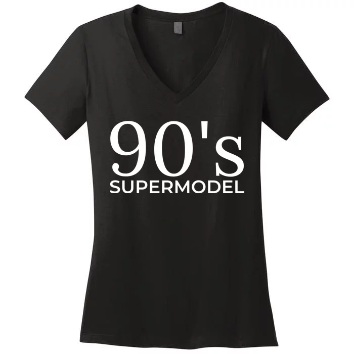 90s Supermodel Women's V-Neck T-Shirt