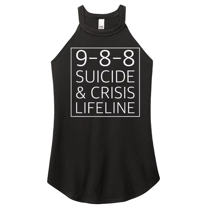 988 Suicide Awareness Crisis Lifeline 988 Women’s Perfect Tri Rocker Tank