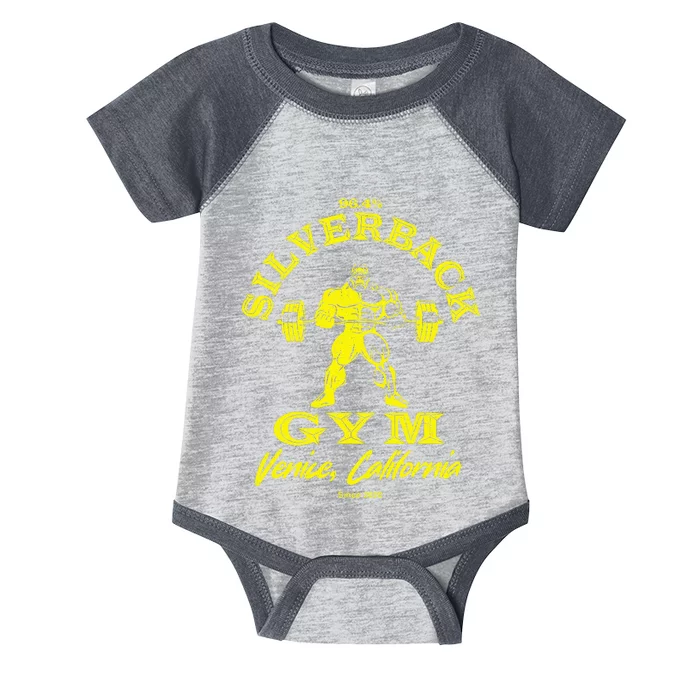 96.4 Silverback Gorilla Venice Vintage Classic Gym Infant Baby Jersey Bodysuit