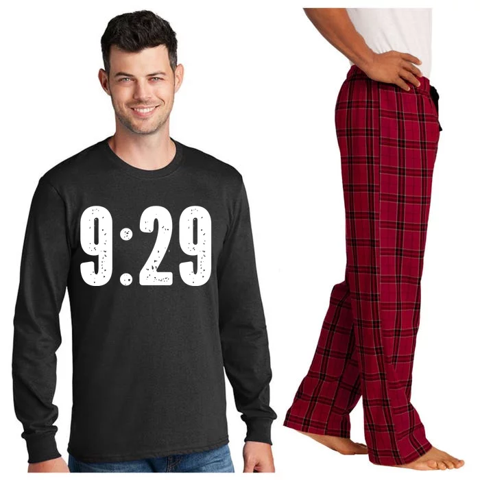 9:29 Social Justice Tribute Gift Long Sleeve Pajama Set